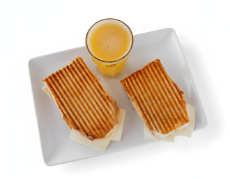 2 Kaşarlı Tost + Portakal Suyu görseli