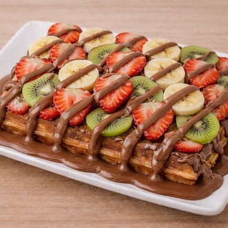 Bol Meyveli Waffle görseli