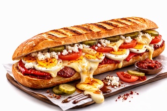 Salçalı Yumurtalı Sandviç Tost Menü görseli