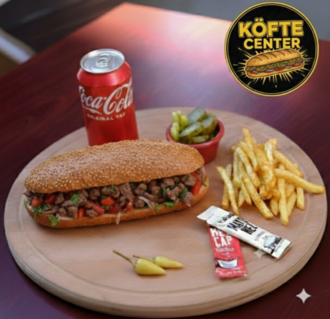 Ekmek Arası Arnavut Ciğeri + Coca Cola (330 Ml.) görseli