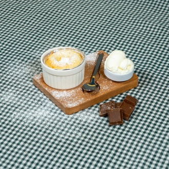 Beyaz Çikolatalı & Muzlu Sufle görseli