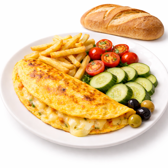 Kaşarlı Omlet Tabağı görseli