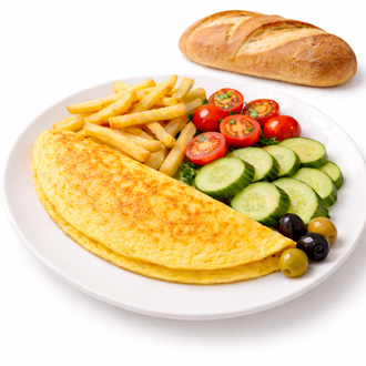 3 Yumurtalı Omlet Tabağı görseli