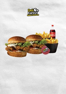 Delirten 2 Li Tavuk Burger görseli