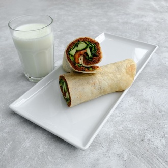 Çiğ Köfte Dürüm & Ayran Menü görseli