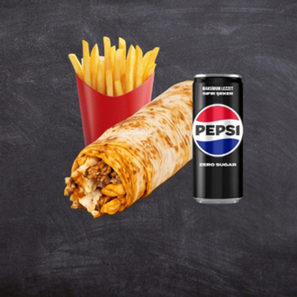 Small Katık Döner Dürüm Menü (55 Gr.) görseli