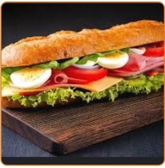 Çift Yumurtalı Sandviç 30Cm görseli