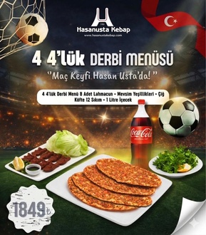 4 - 4'Lük Derbi Menüsü görseli
