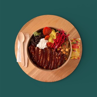 Bbq Soslu Izgara Tavuk Bowl görseli