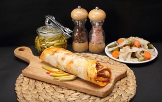 Antakya Usulü Köri Soslu Tavuk Döner Dürüm 100 Gr görseli