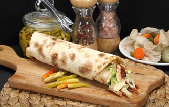 Ankara Usulü Sossuz Tavuk Döner Dürüm 100 Gr görseli