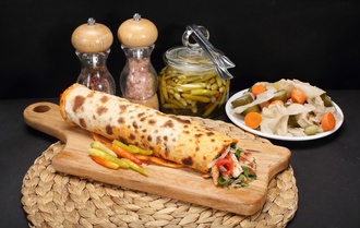 Antakya Usulü Tablacı Tavuk Döner Dürüm 100 Gr görseli