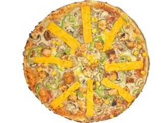 Chicken Cheddar Pizza (Orta) görseli