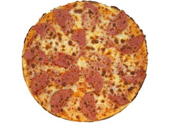 Salamlı Pizza (Büyük) görseli