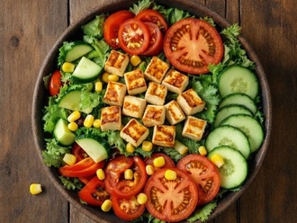 Izgara Hellimli Salata görseli