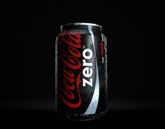 Coca Cola Zero Teneke(330 Ml) görseli