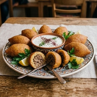 İçli Köfte (Etli) (Büyük) (1 Adet) (Kızartılmış) görseli