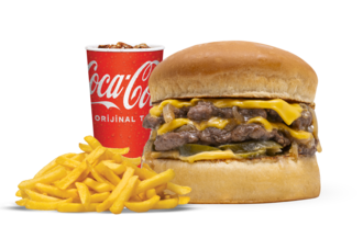 Double Smash Steak Burger Menü görseli