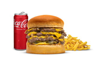 Double Smash Steak Burger Menü görseli