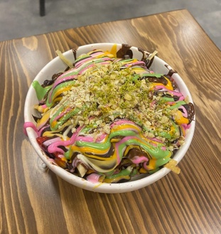 Bubble Waffle Kovada görseli