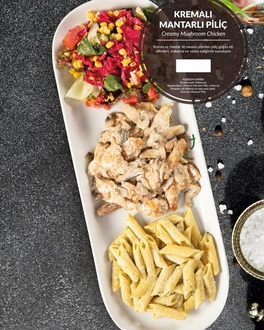 Kremalı Mantarlı Piliç görseli