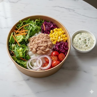 Ton Balıklı Bowl görseli
