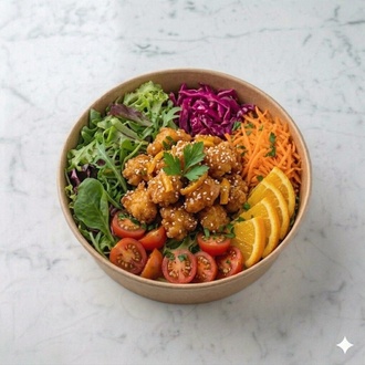 Portakal Tavuklu Salata görseli