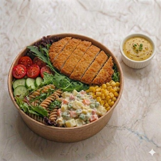 Şinitzel Salata görseli