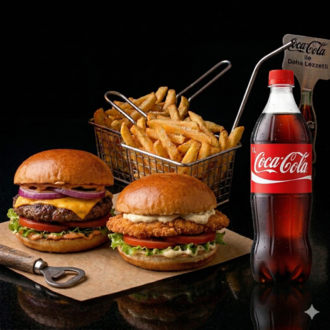 Et Burger & Tavuk Burger Menü görseli