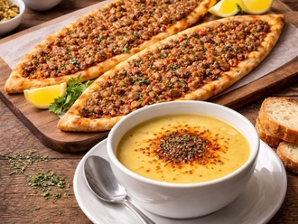 2 Li Etli Ekmek Ve  Çorba Menü görseli