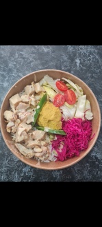 Bp Krema Köri Humus Izgara Tavuk & Cream Curry Hummus Grilled Chicken görseli