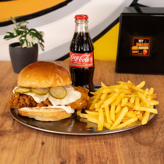 Classic Crispy Chicken Coca-cola Menü (Çıtır Tavuk Burger) görseli