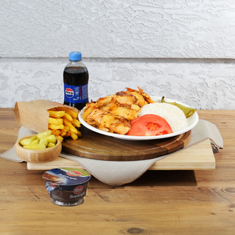 Mega Pilav Üstü Tavuk Döner Menü görseli