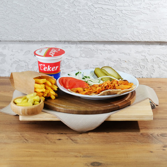 Tavuk Döner Servis Menü görseli