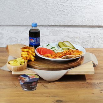 Mega Tavuk Döner Servis Menü görseli