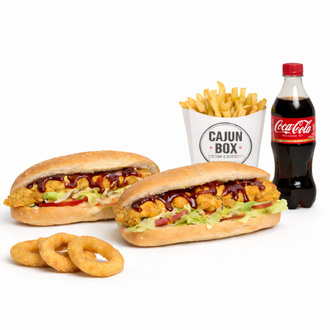 2'Li Bbq Cajun Sandviç Menü görseli