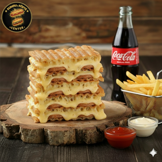 Kaşarlı Tost + Patates Kızartması + Kola görseli