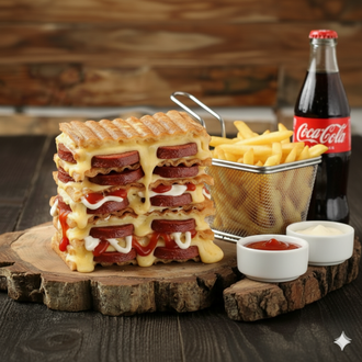 Karışık Tos + Patates Kızartması + Kola görseli