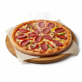 Salamlı Pizza (Orta Boy) görseli