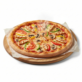 Chicken Pizza (Büyük Boy) görseli
