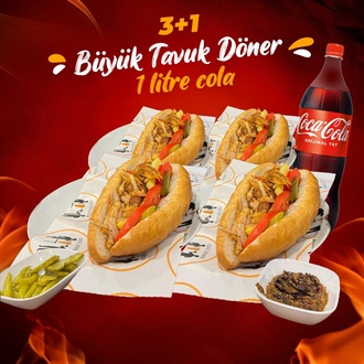 4'Lü Tavuk Ekmek Menü görseli