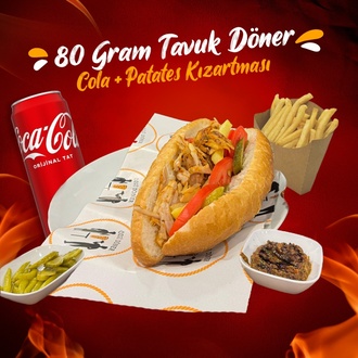 Küçük Ekmek Arası Tavuk Döner & Kutu İçecek Menü görseli