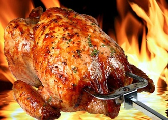 Bütün Piliç + 4 Kanat + 2 Kara Fırın Lavaşı + 1 Litre Sarıyer Kola görseli