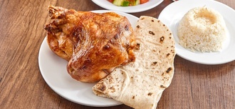 Bütün Piliç + 4 Kanat +2 Pilav + 2 Adet Kara Fırın Lavaşı +1 Litre Sarıyer Kola görseli