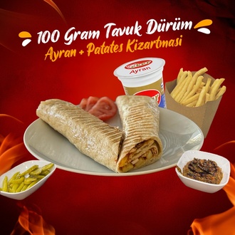 Tavuk Dürüm (100 Gr.) Menü görseli