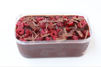 Bitter Çikolatalı Vişneli Profiterol (1 Kg.) (15 Top) görseli