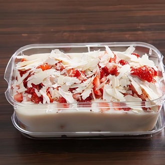 Beyaz Çikolatalı Çilekli Profiterol (1 Kg.) (15 Top) görseli