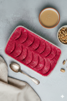 Frambuazlı İrmik Helvası (1 Kg) görseli