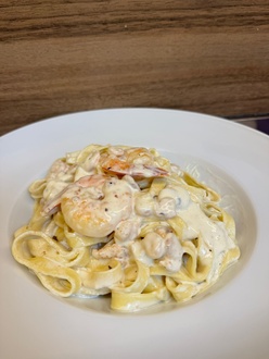 Karidesli El Yapımı Tagliatelle görseli