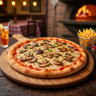 Mantarlı Pizza Menü görseli